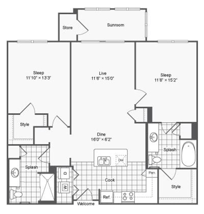 Floorplan - The Ren