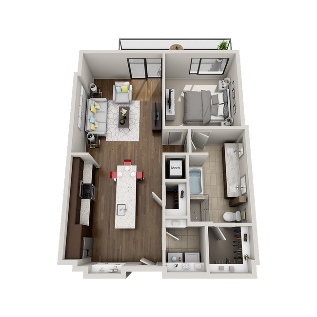 A1 Floor Plan - Hayworth