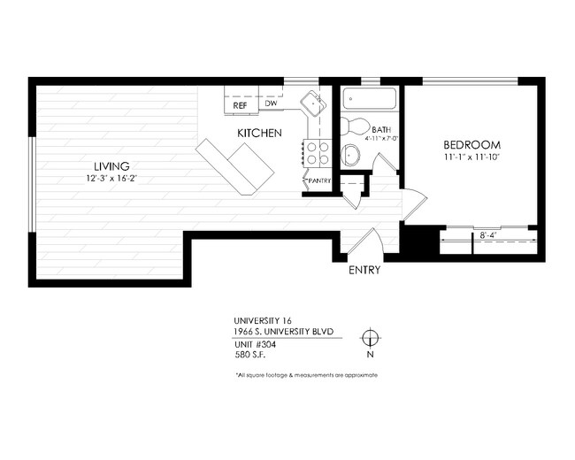 Floorplan - University 16