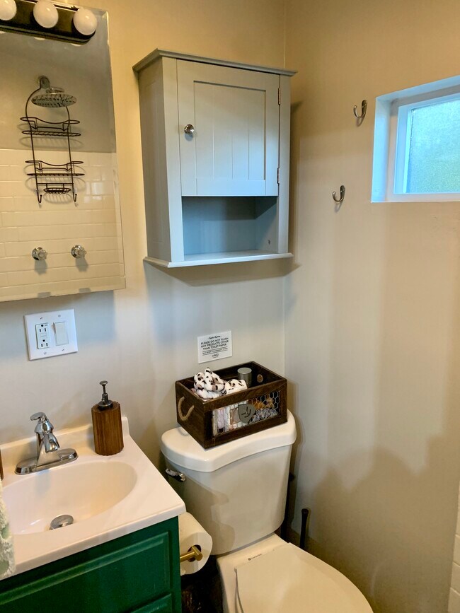 Vanity, toilet with storage - 21366 Entrada Rd