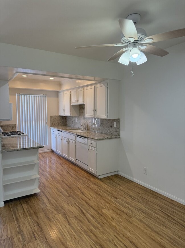 Apt #5: Kitchen with dishwasher - 321 E Dryden St