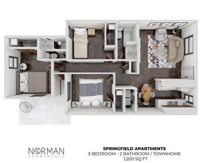 Springfield Apartments 9061000 E Lindsey St Norman OK 73071