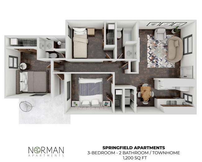Floorplan - Springfield Apartments