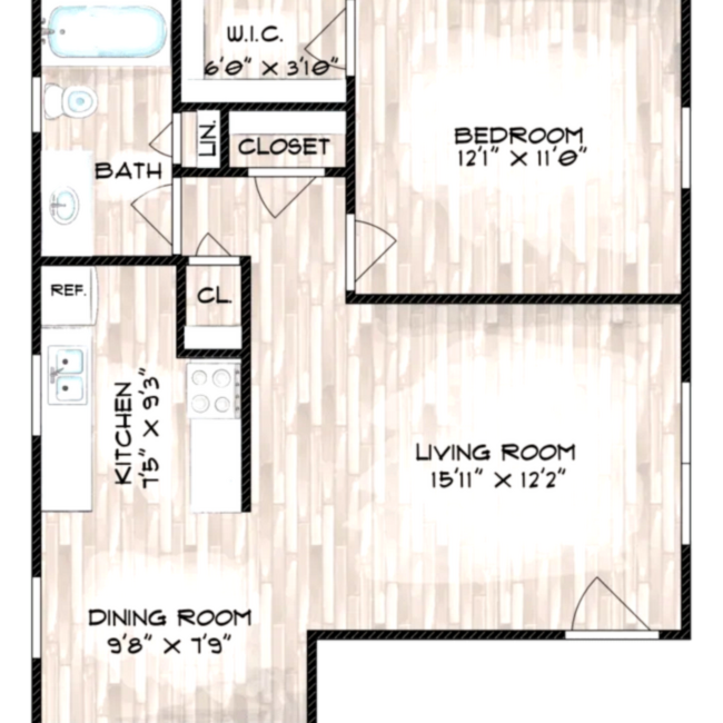 1 bed x 1 bath - Summit at Abilene North Apartments
