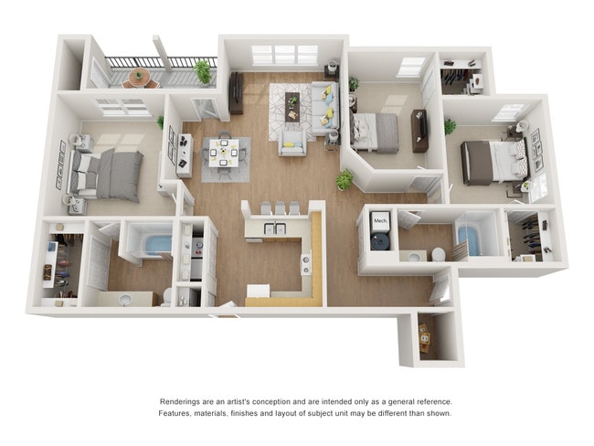Floorplan - Maple Knoll Apartments