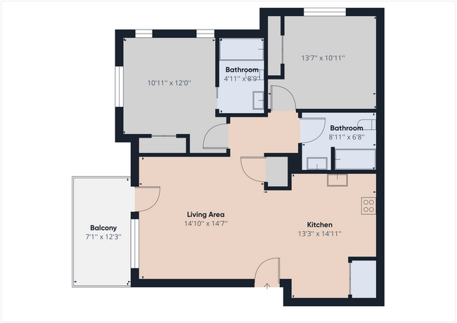 Building Photo - Cute As A Button 2 Bedroom Condo on Baxter Lane!