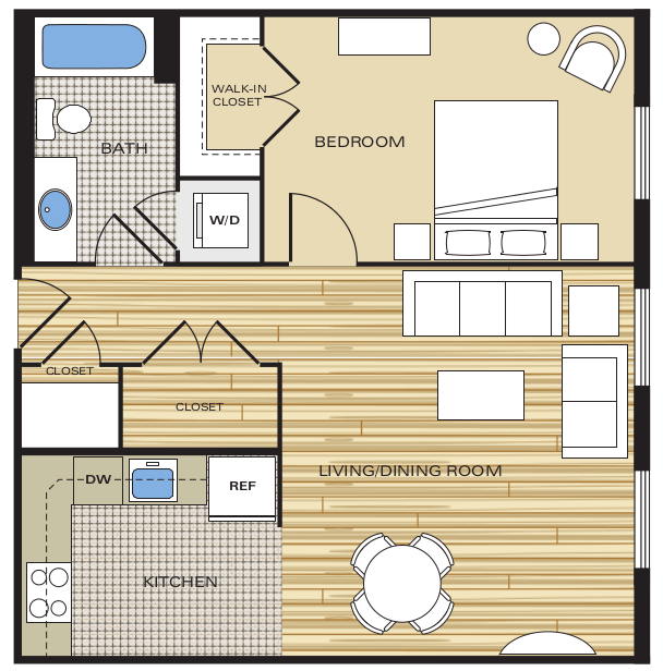 Floorplan - Clayborne Apartments