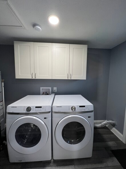 Washer and dryer in unit and water softener - 1157 S Prairie St