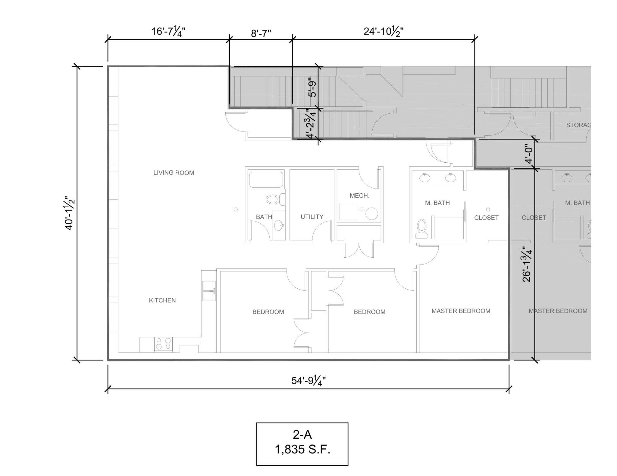 2A Floor plan - 403 Main St