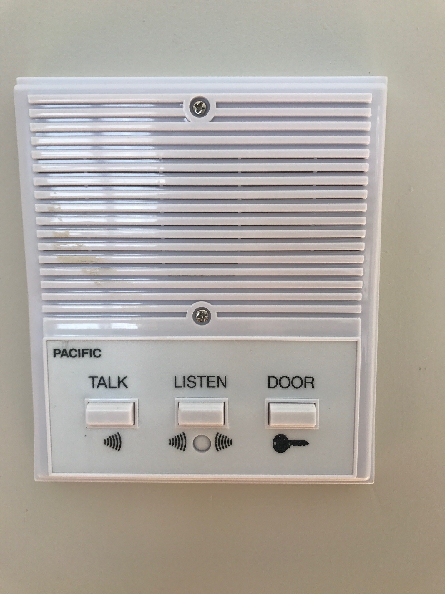 Interior part of intercom - 134 Parsons St