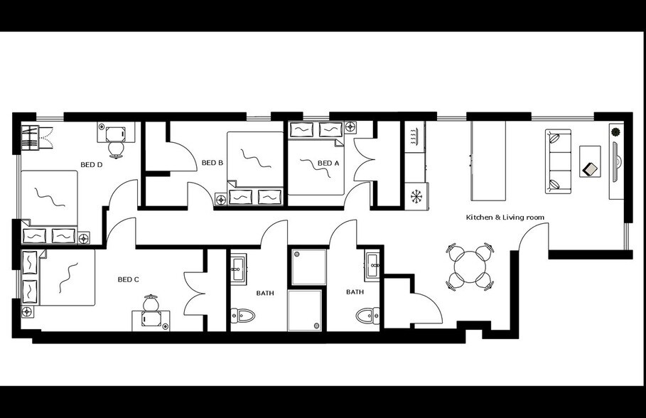 Building Photo - Room in Shared 4 bed/2 bath home