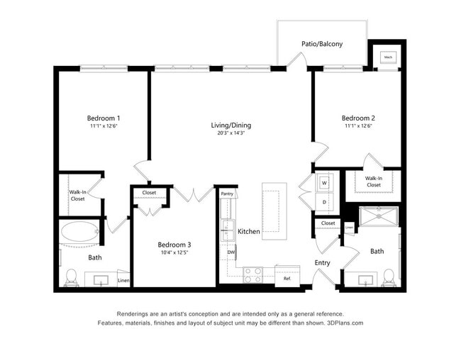 Floorplan - The Oasis at Twin Lakes