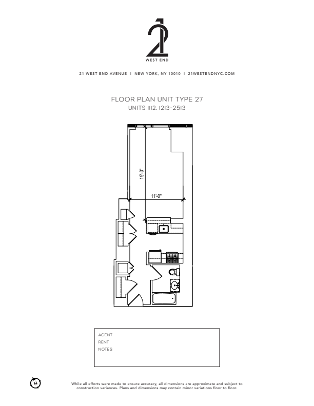 Floorplan - 21 West End Ave