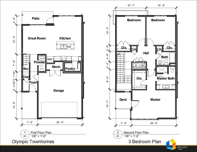 Floorplan - Olympic Townhomes