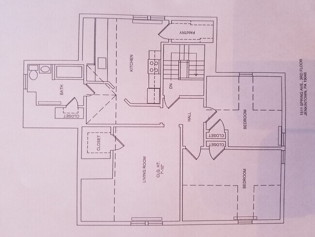 Floorplan - 1511 Spring Ave