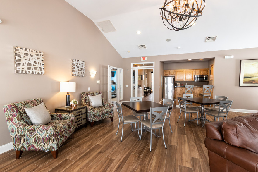 Gather with Residents in the Clubhouse - Renaissance Place Apartments