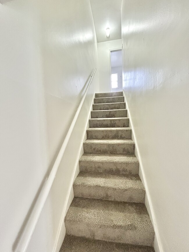 Stairway to bedrooms and bathroom - 4589 Ayers Rd