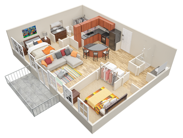 Floorplan - Mariposa Lofts