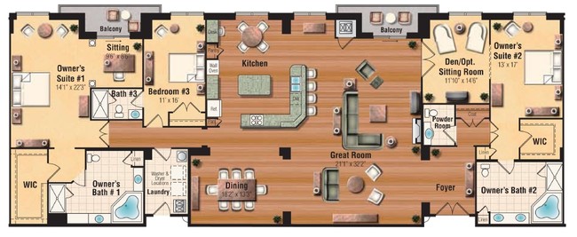 3BR/3BA - Grandview at Annapolis Towne Centre