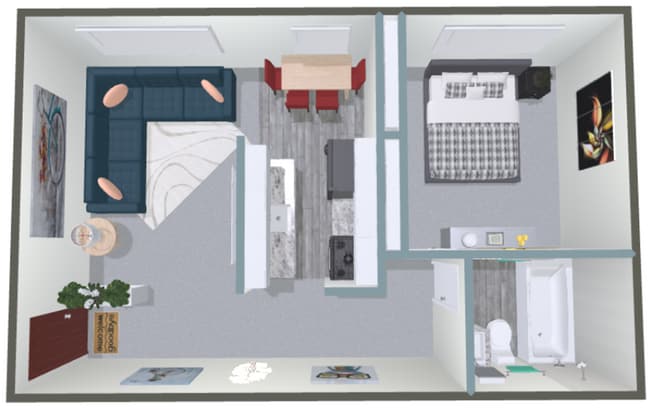 Floorplan - McClellan Court Apartments
