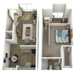 Townhome.png - Falls of Maplewood Apartments