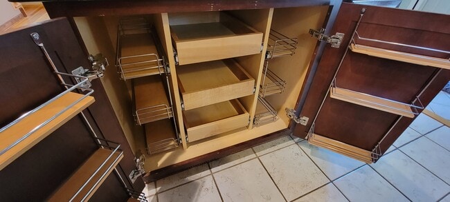 Custom Spice Cabinet w/slide outs - 203 Buckley Blvd