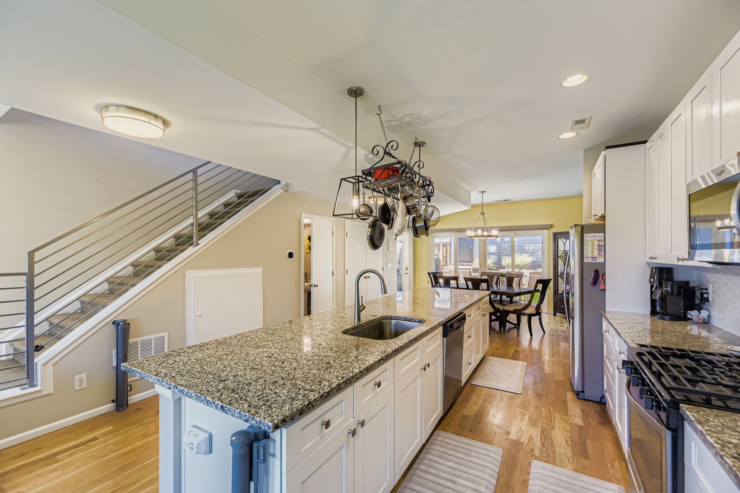 Kitchen island w/dishwasher & storage - 1197 S Mariposa St