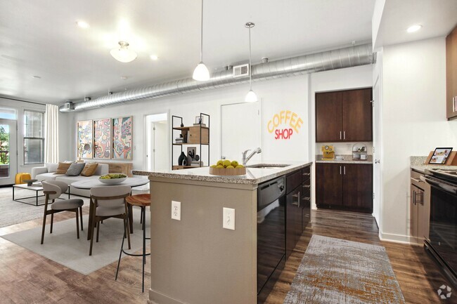 Island Layout, Modern Finishes - Lofts at Union Hill