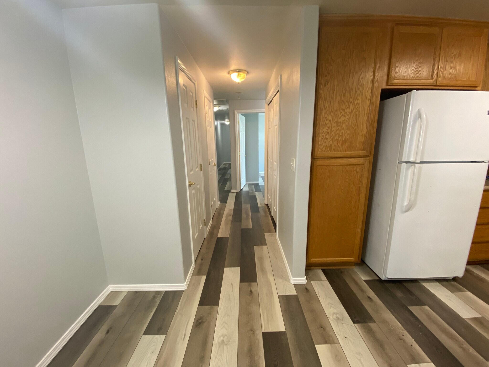 Storage closets on the left - 1107 Niantic St