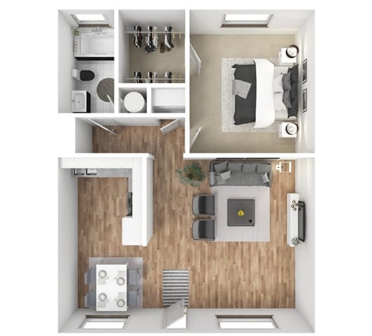 One Bedroom A1P - Metro at Downtown Mesa