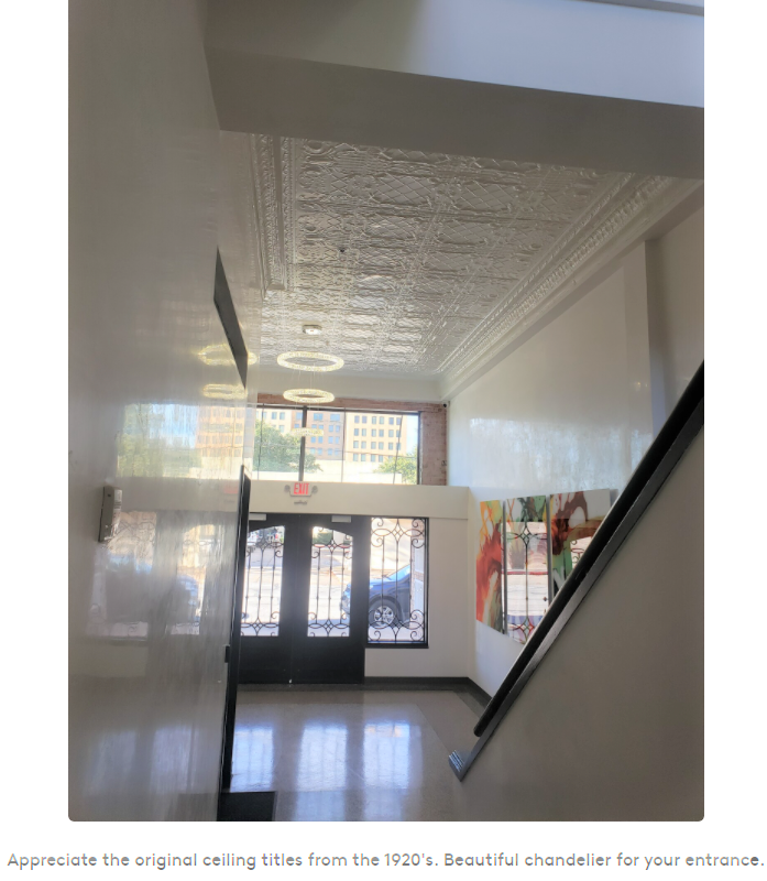 Original Ceiling Tiles - 905 9th Street
