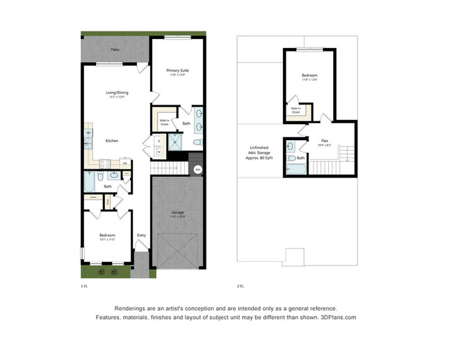 Fennell Floor Plan - Covey Homes Dawson Ridge