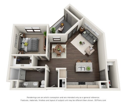 Floorplan - Atlas Point at Prestonwood, 55+ Apartments