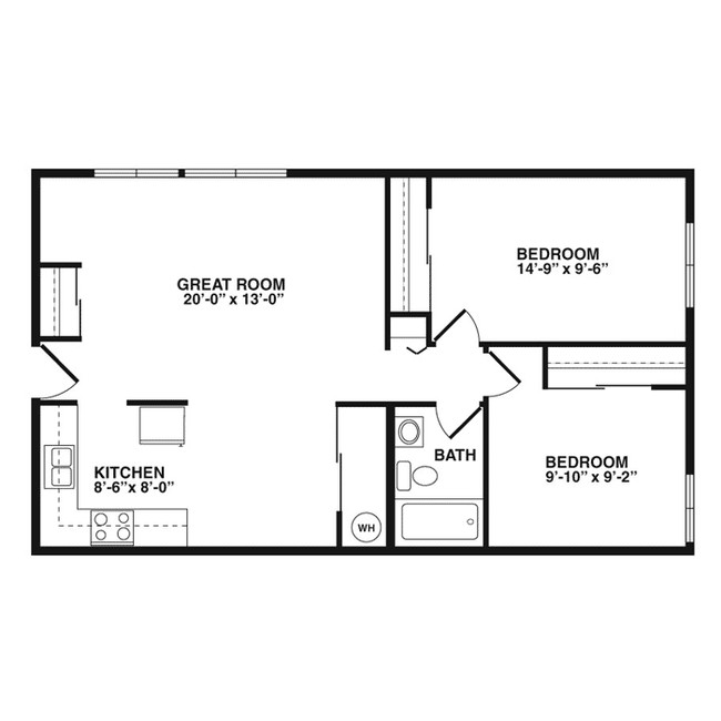 2BR/1BA - Raintree West Apartments