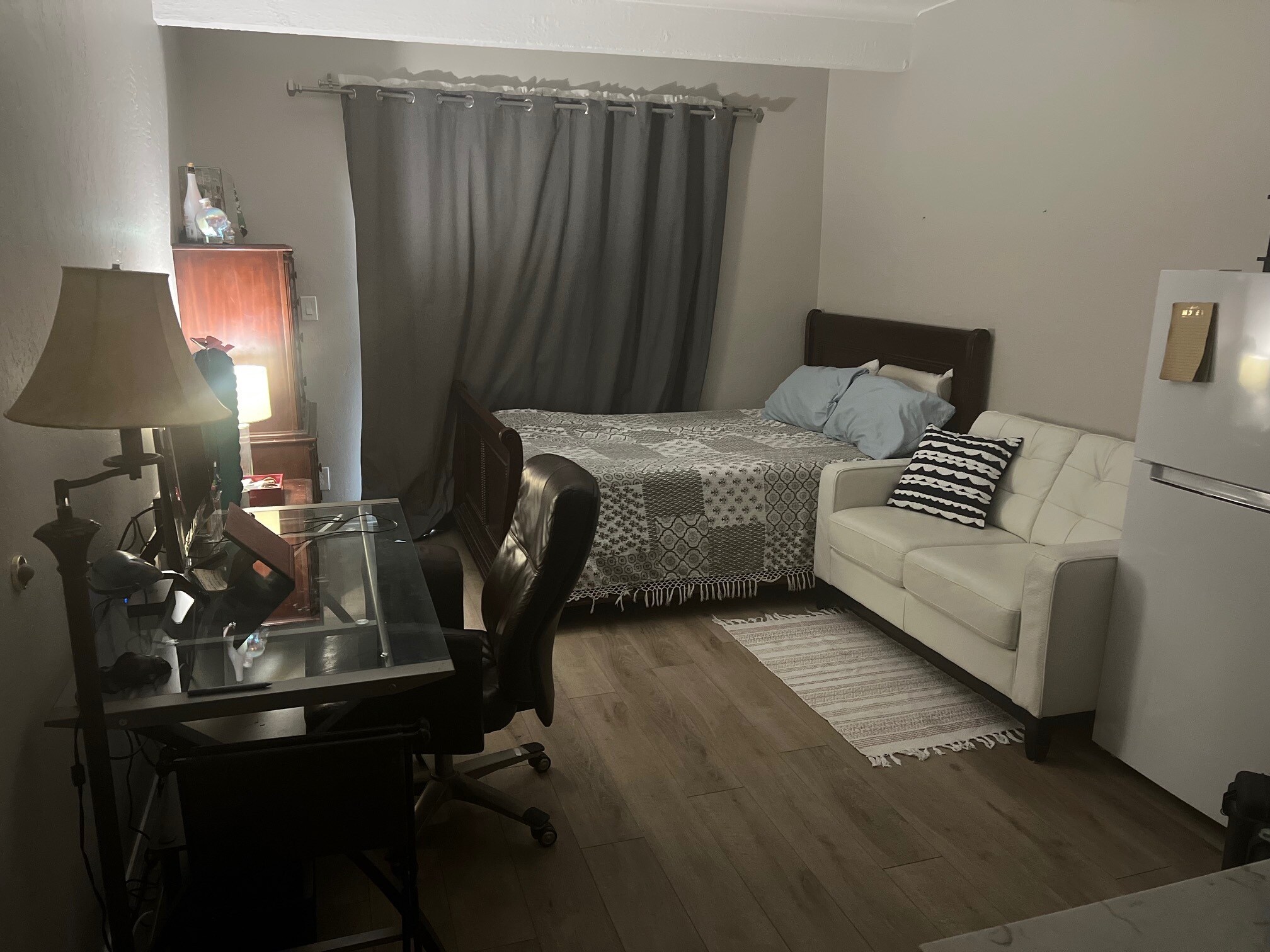 Another example of how to furnish this studio condo - 7350 N Pima Rd
