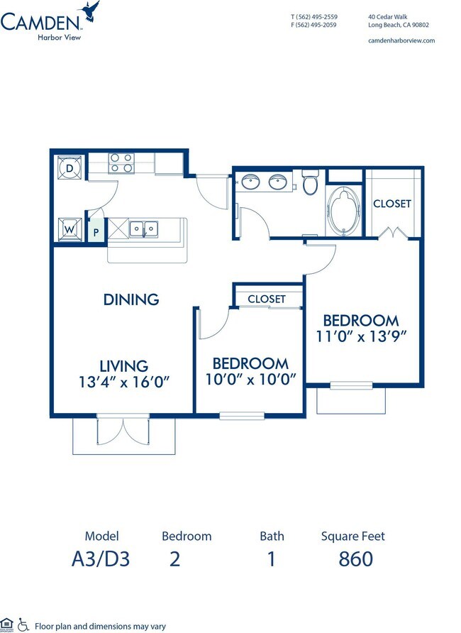 Floorplan - Camden Harbor View
