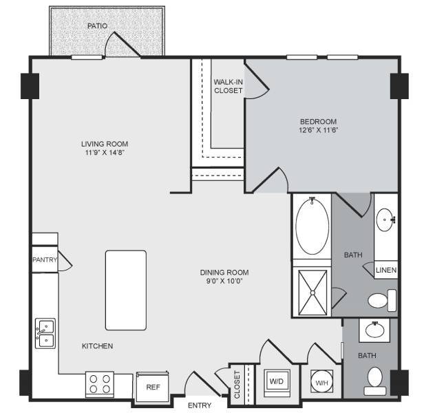 Floorplan - Cantabria at Turtle Creek