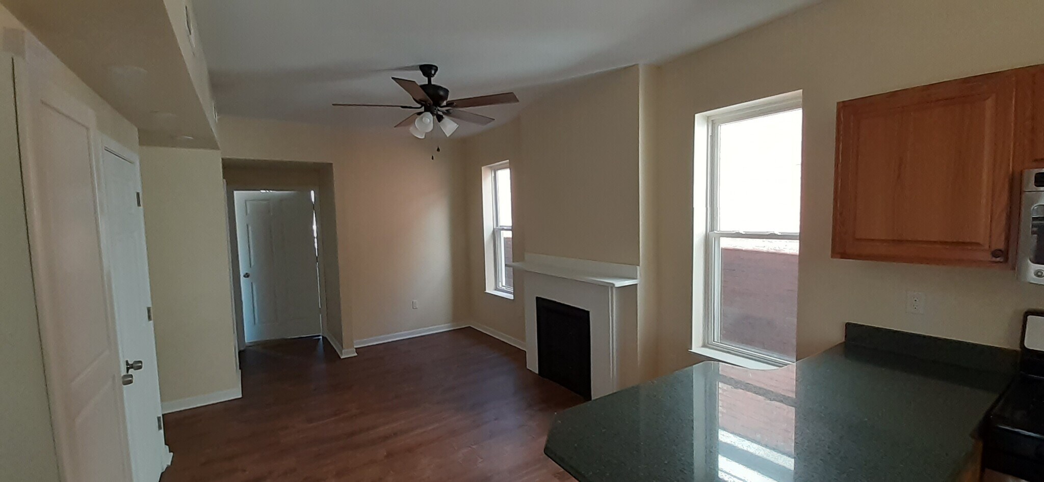 view of living/dining room from kitchen - 7718 Brashear St