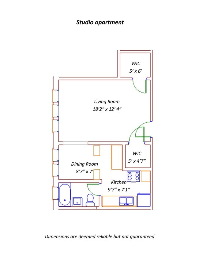 West studio/1BA - Clemar Apartments