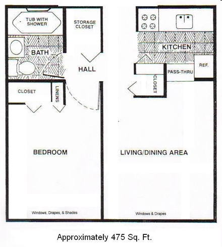 1BR/1BA - Dominion Place