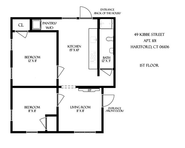 Building Photo - 2bed 1 bath apartment for rent on Kibbe St
