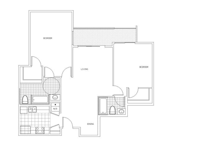 Revello 2x2 floor plan PR SM Revello LLC - PR SM Revello LLC