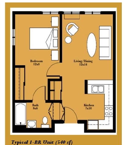 1BR/1BA - Eucalyptus Towers Co-Op