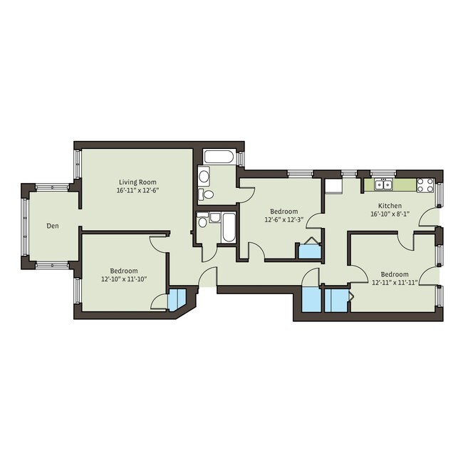 Floorplan - 5452 S. Ellis Avenue