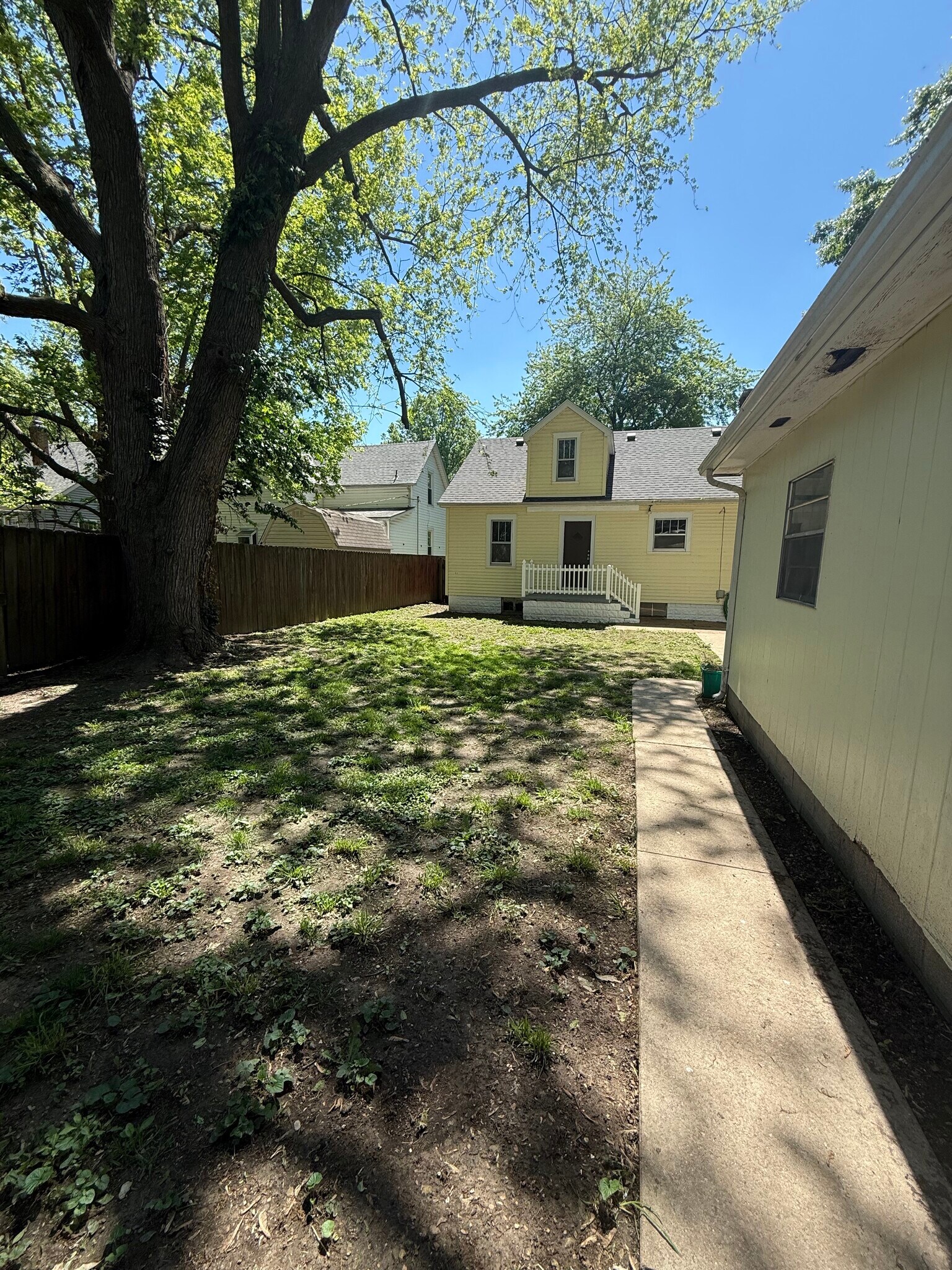back yard - 1405 N Church St