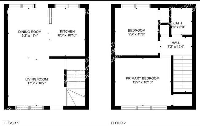 Floorplan - Flats at 2200