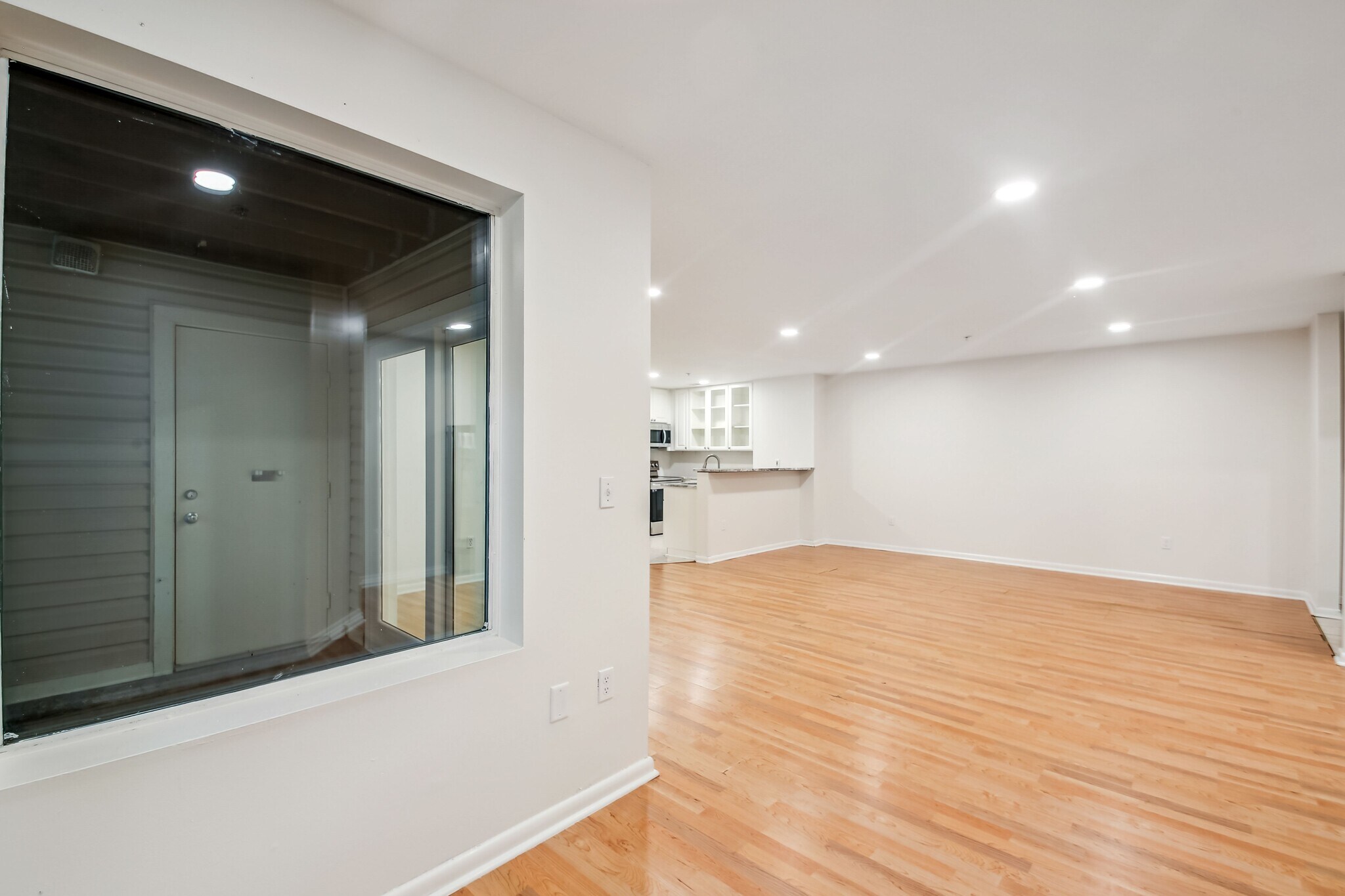 View into Enclosed Patio from Inside Window - 30 Hearthstone Ct