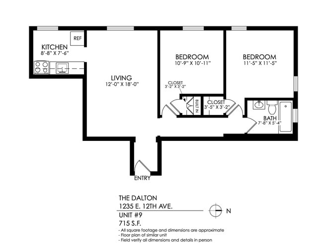 Floorplan - The Dalton