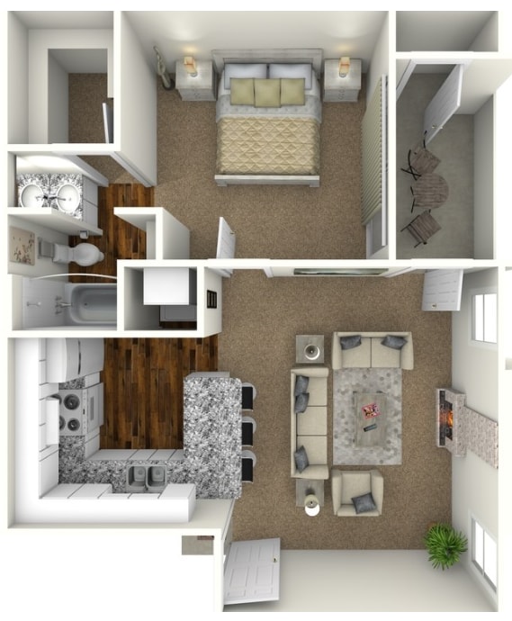 Floorplan - Hawke Apartment Homes