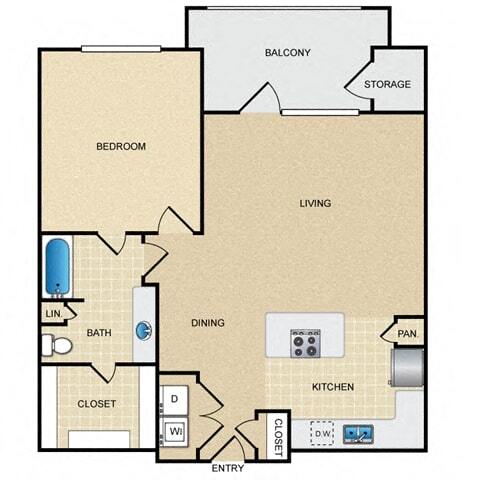 Floorplan - Ovation at Lewisville Apartment Homes